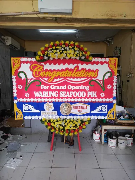 Papan Bunga Ucapan Selamat R Hotel Rancamaya